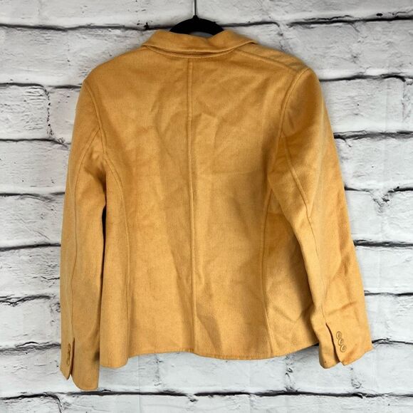 Pendleton Women's Vintage Wool Blazer Mustard Yellow Size S Formal - Picture 7 of 7